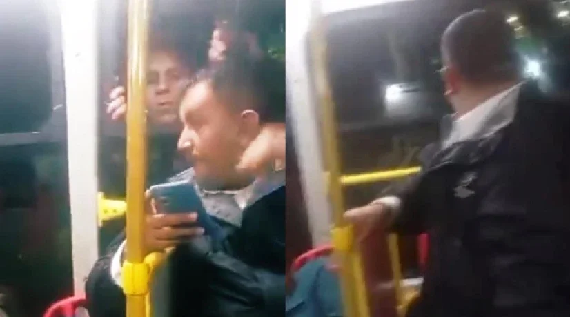 Video del impactante momento del que usuario de Transmilenio se salvó de ser robado