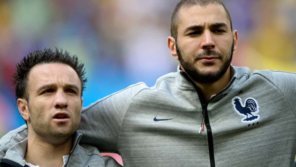 Mathieu Valbuena y Karim Benzema