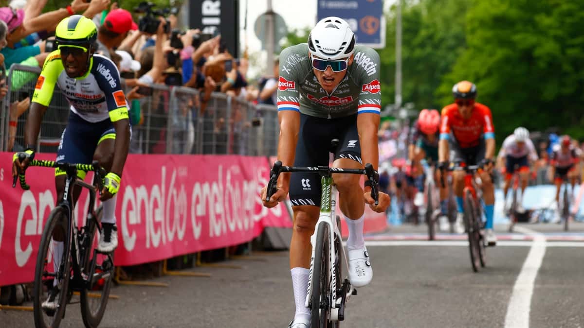 Giro de Italia 2022: Van der Poel, resumen etapa 1