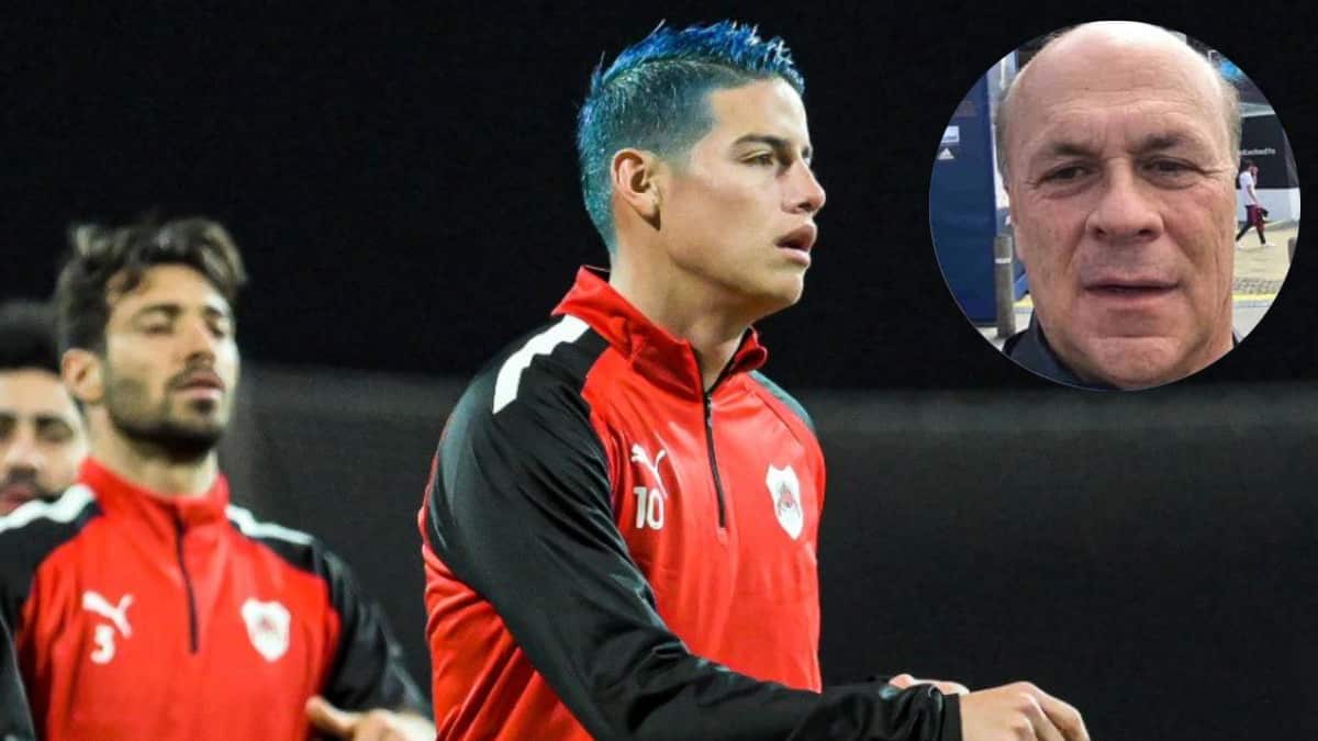 James Rodríguez y Carlos Antonio Vélez
