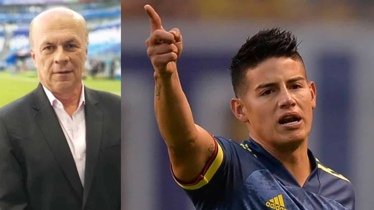 Carlos Antonio Vélez y James Rodríguez