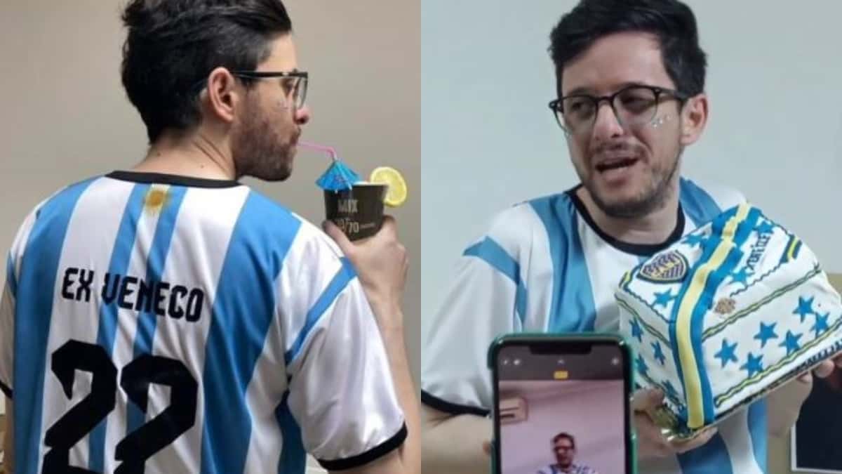 Foto: @jgpunto Venezolano hizo fiesta por cambio de nacionalidad a Argentina