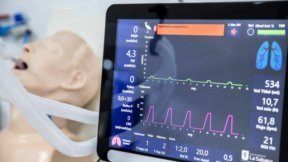Invima autoriza las pruebas en humanos de los ventiladores de la U. Sabana