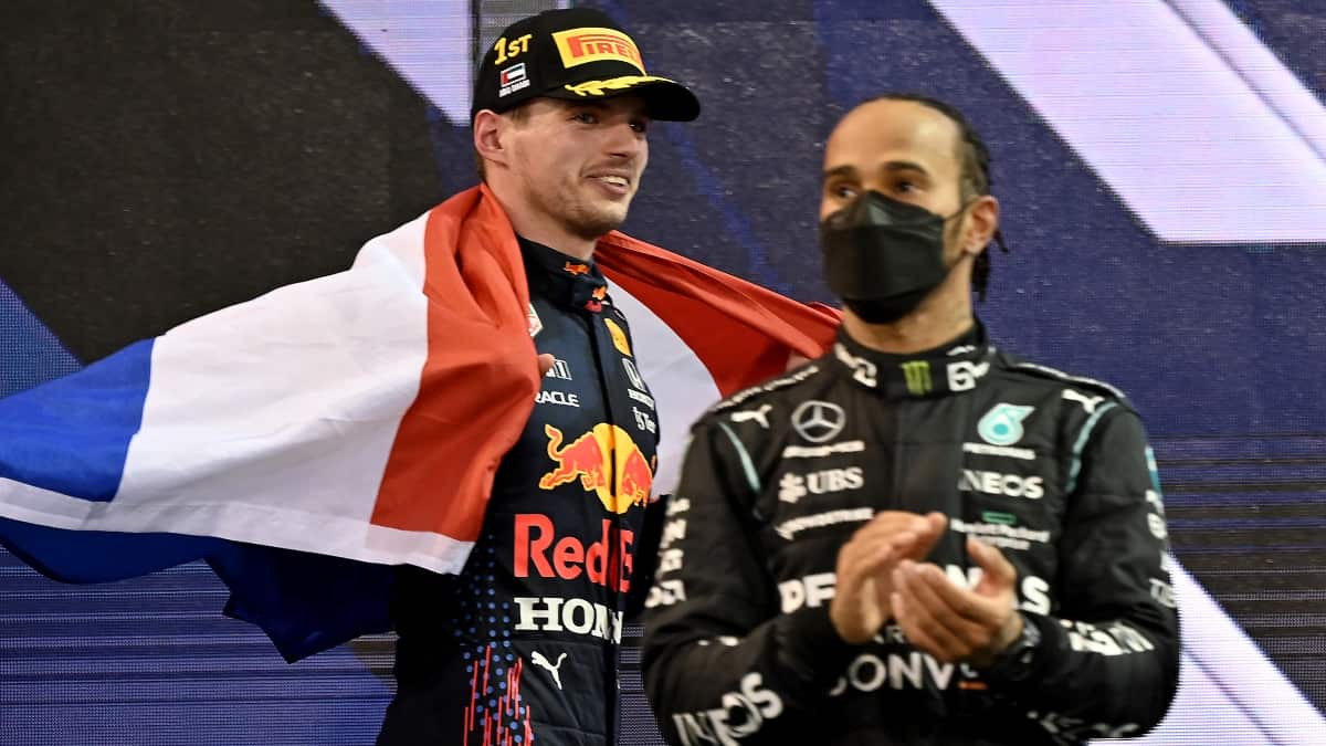 Lewis Hamilton y Max Verstappen