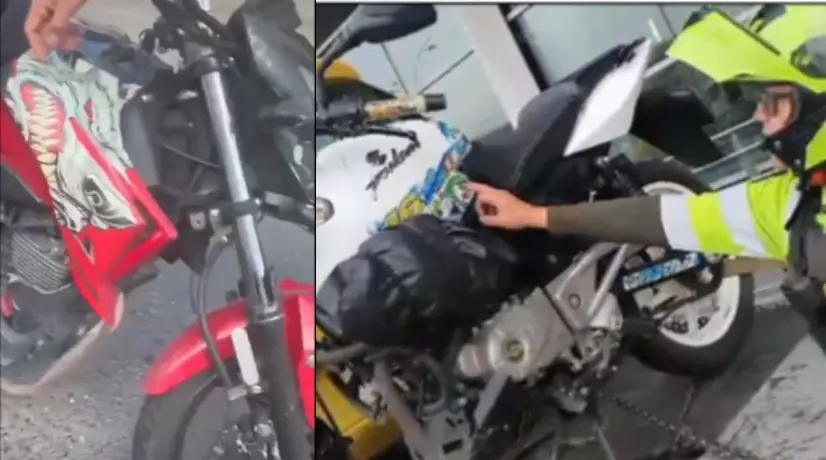 Video: Patrullera vuelve a estar en el ojo del huracán tras inmovilizar otra motocicleta por supuesto cambio de color