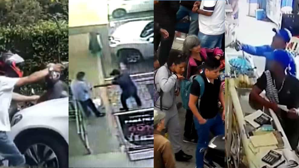 Videos de robos en Colombia.