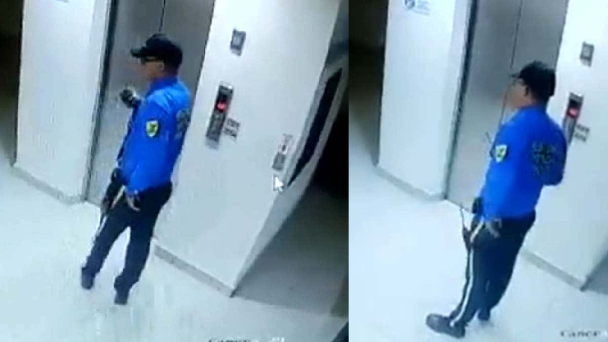 Vigilante fue grabado 'hablando con un fantasma'