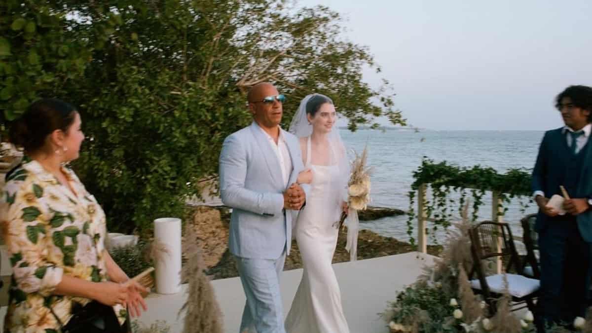 Vin Diesel llevó al altar a la hija de su gran amigo Paul Walker
