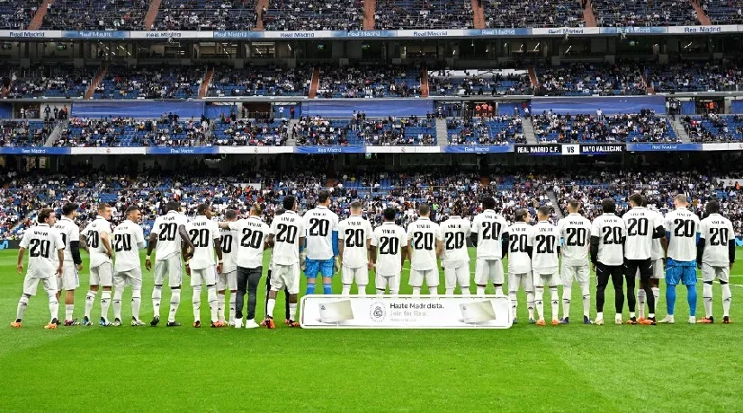 Gesto del Real Madrid con Vinicius Junior