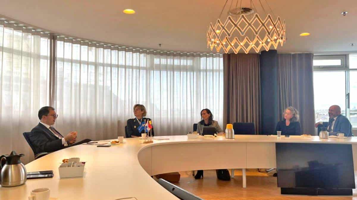 Fiscal Barbosa se reunió en Europa para tratar temas de criminalidad