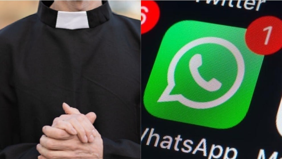 Destituyen a sacerdote por compartir una foto porno por un grupo de WhatsApp