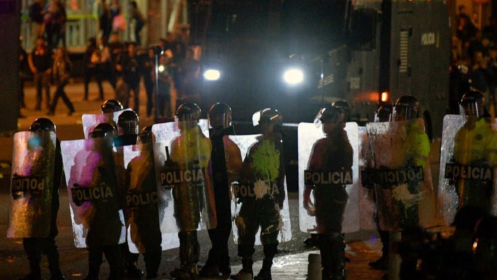 Toque de queda en Bogota