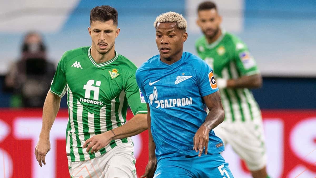Wilmar Barrios, Zenit 2-3 Betis: Europa League