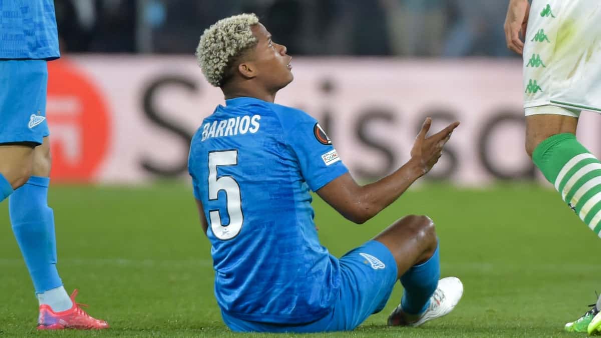 Mateo Casierra, nuevo jugador del Zenit de Wilmar Barrios