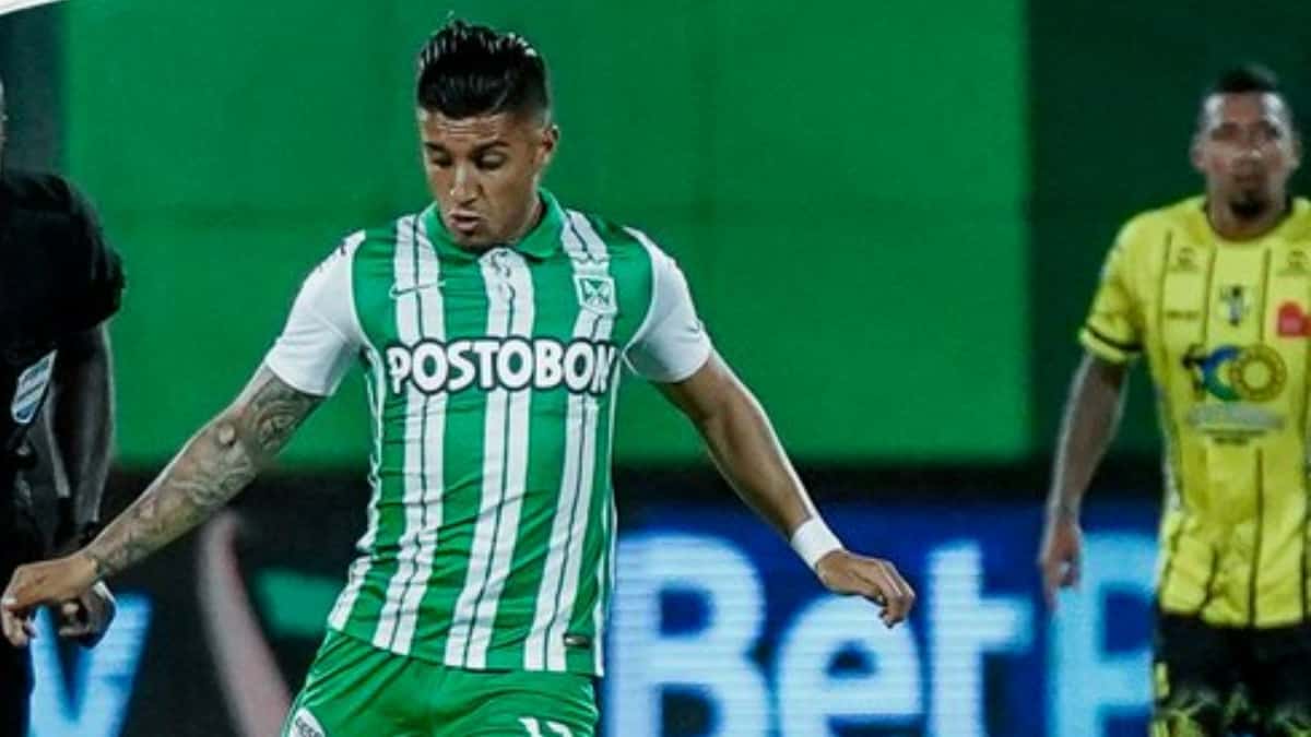 Yeison Guzmán anotó el gol que abrió el marcador en la victoria verdolaga.