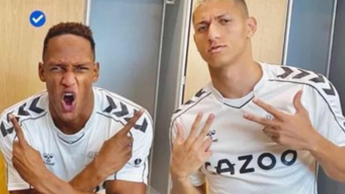 Richarlison, el hincha número 1 de Yerry Mina