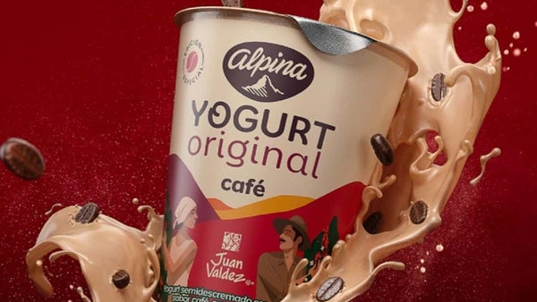 Juan Valdez y Alpina estrenan edición limitada de yogurt con sabor a café