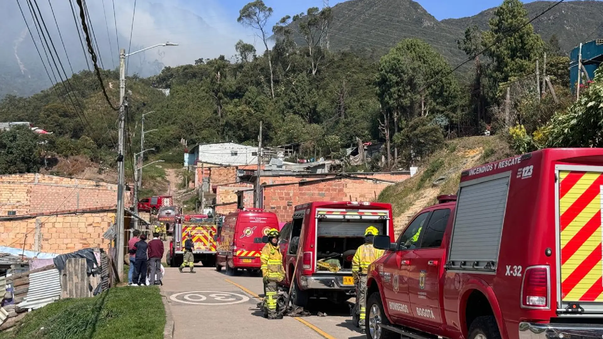 Incendio en Bogotá