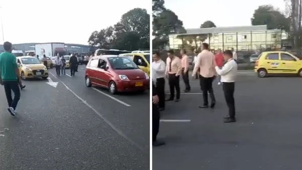 Reportan manifestaciones en la Calle 26, cerca de aeropuerto El Dorado de Bogotá