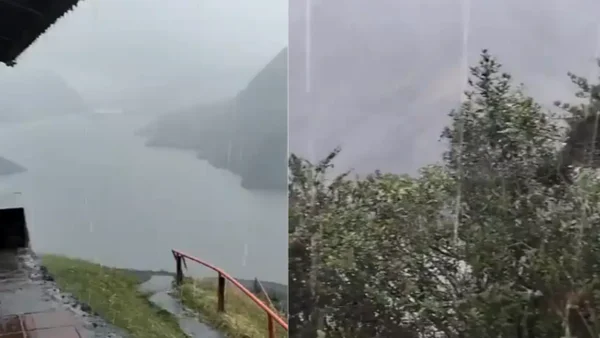 Video ilusiona a bogotanos: fuertes lluvias se presentaron en el embalse de Chuza, en Chingaza