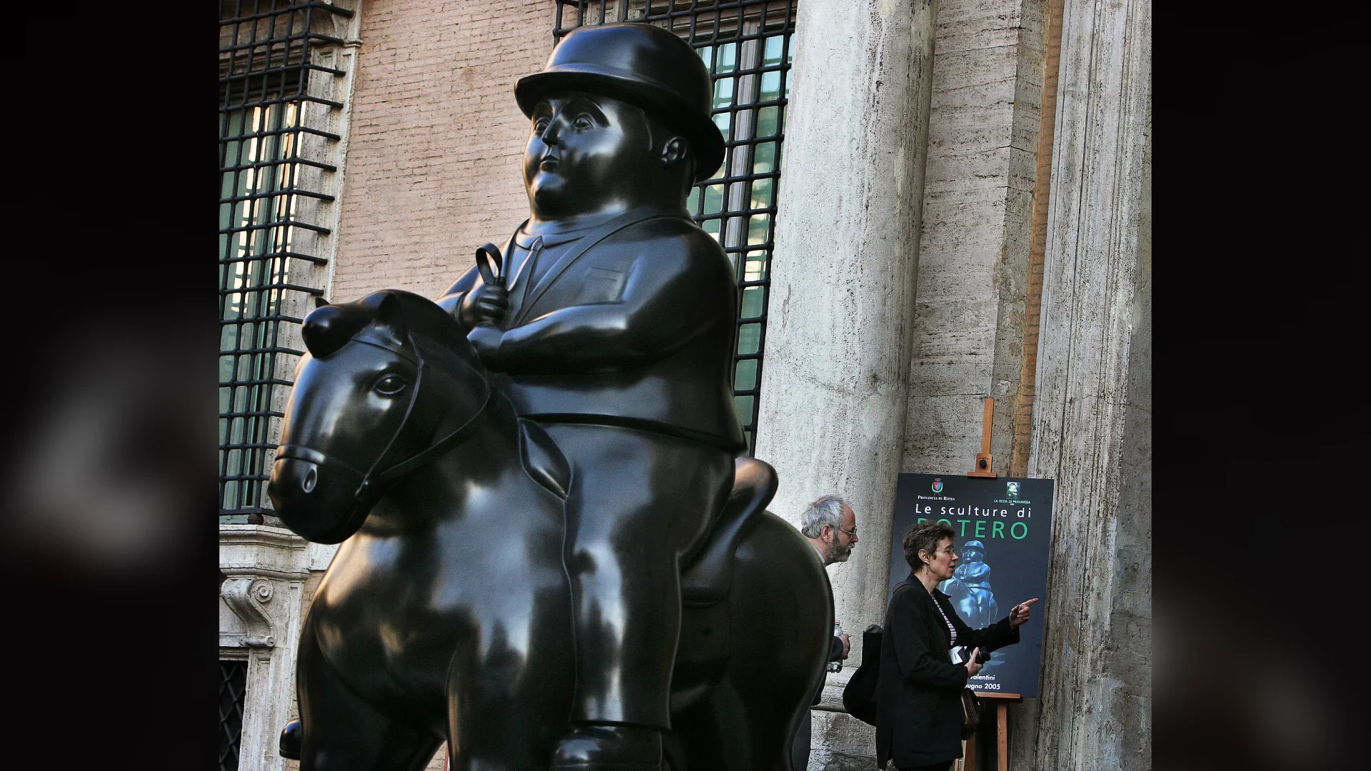 Hombre a caballo de Fernando Botero