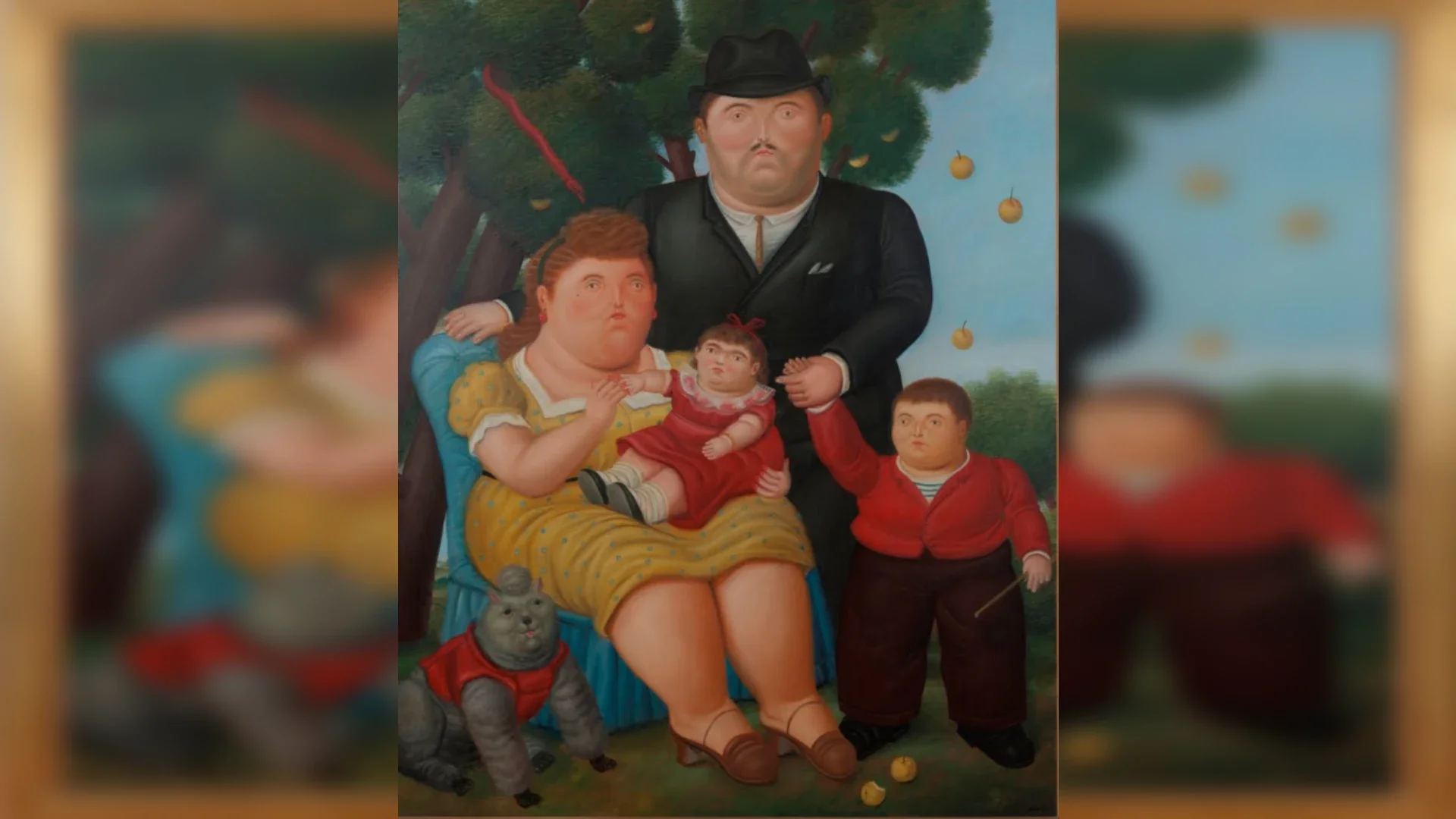 Una familia de Fernando Botero