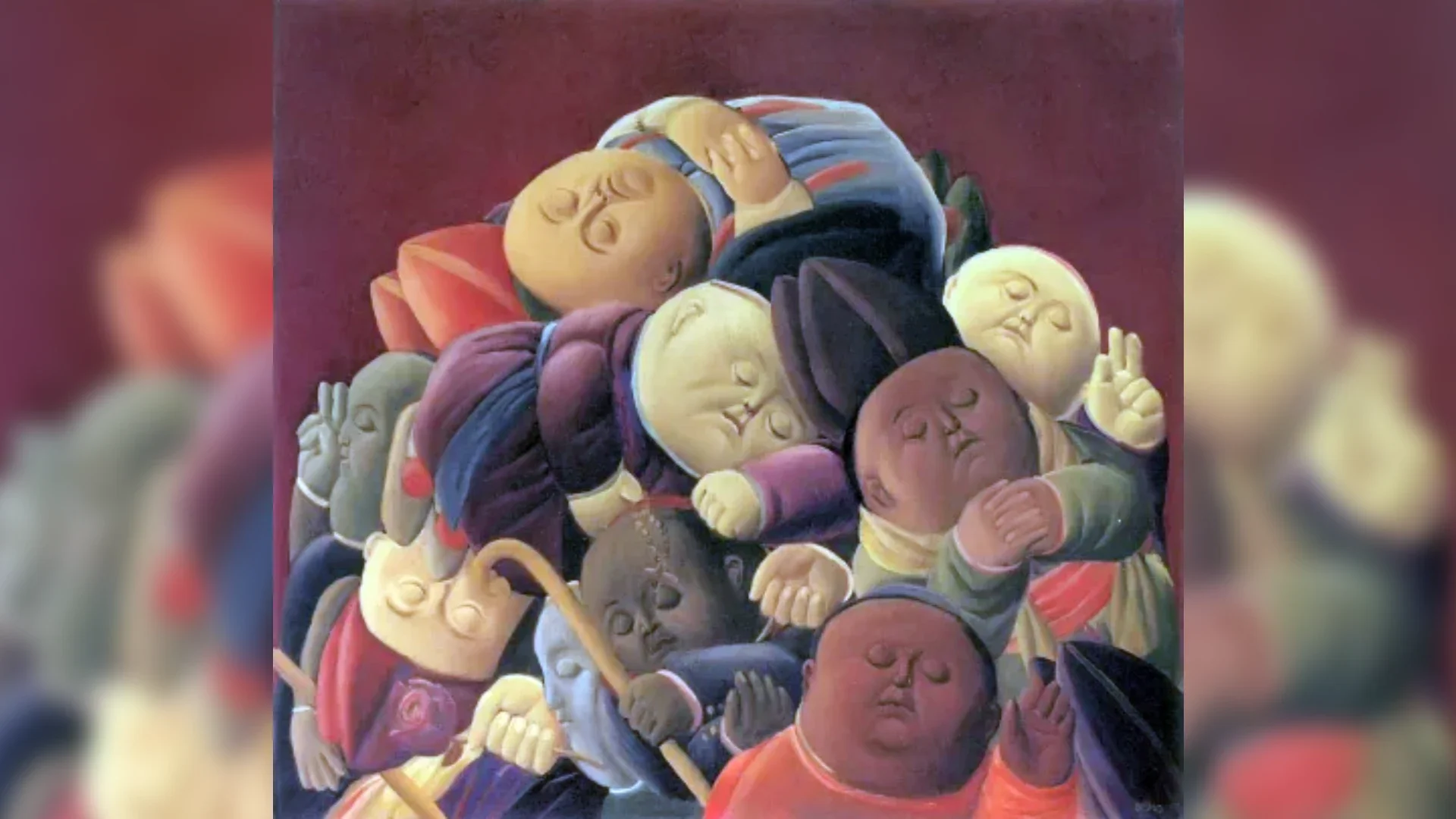 Obispos muertos de Fernando Botero