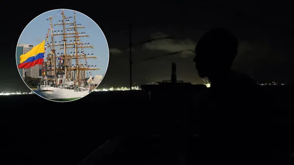 En la madrugada: así fue el paso del ARC Gloria por el estrecho de Gibraltar