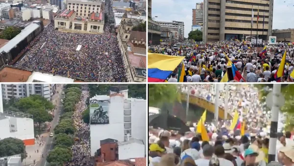 En vivo: así avanzan las manifestaciones contra políticas del Gobierno en el país