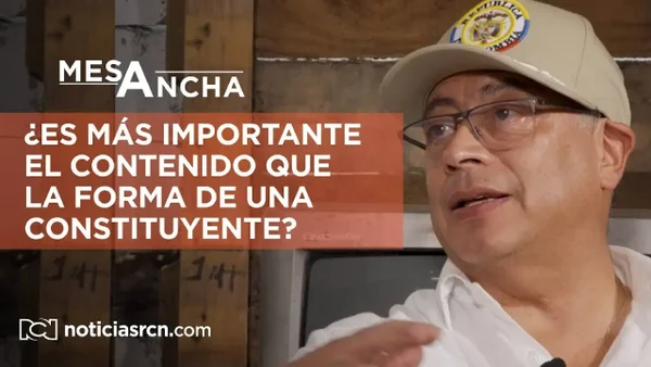 ¿Qué quiere decir el presidente con ver "menos la forma que el contenido" en la Constituyente?