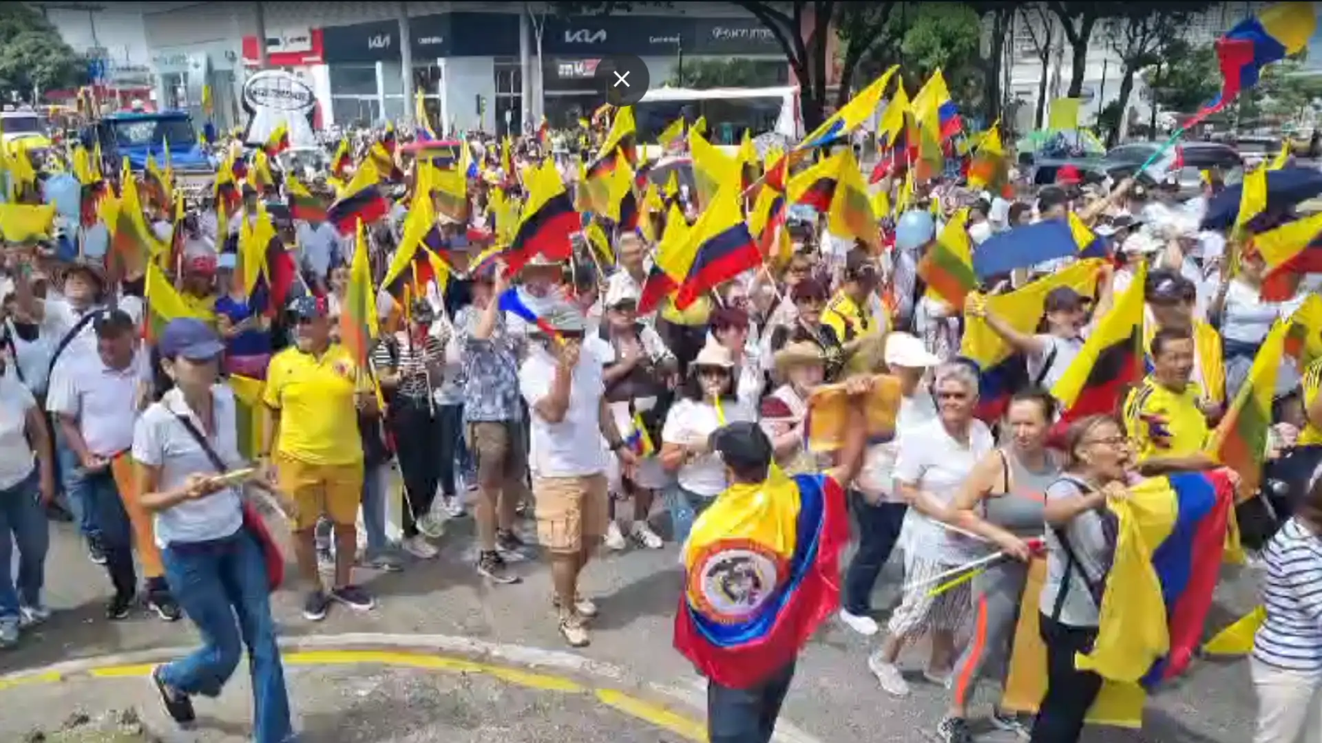 Manifestaciones Bucaramanga 21 de abril
