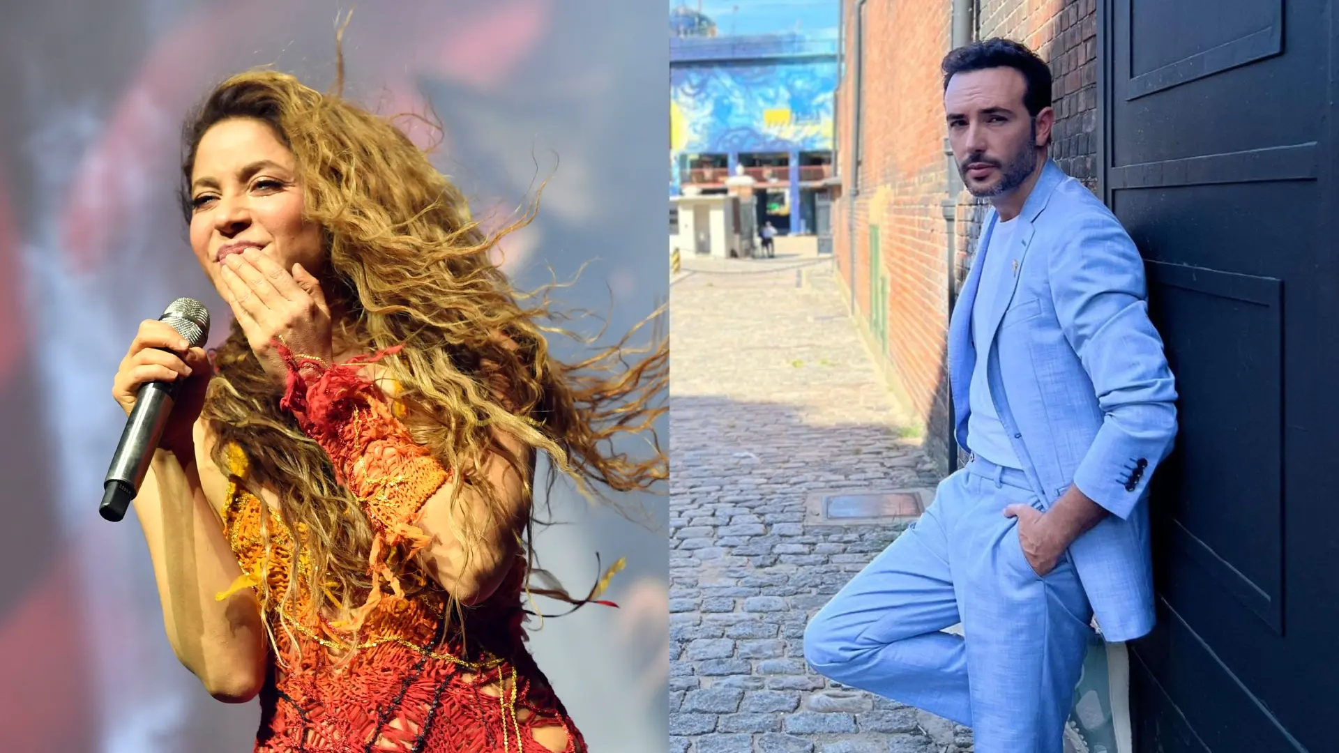 Shakira y Sebastián Martínez