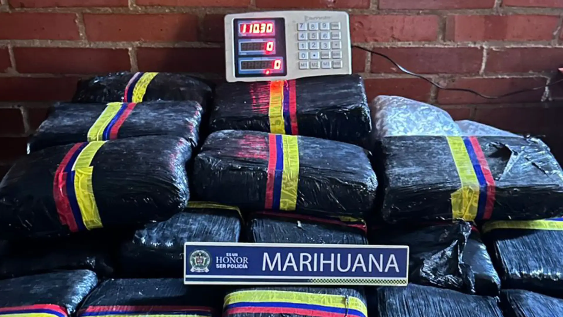 Caniños antidroga descubrieron cargamento de más de 100 kilos de marihuana en encomiendas