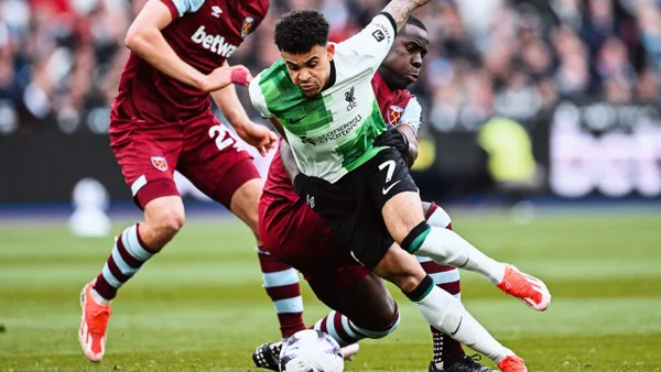 Liverpool no pudo con West Ham y Luis Díaz se despide de la Premier League