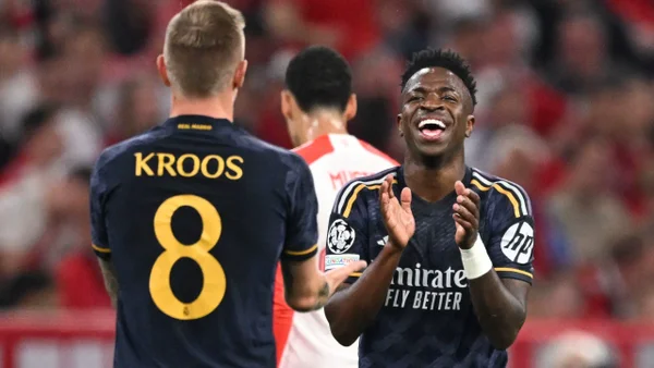 La efectividad del Madrid: Toni Kroos y una asistencia de ensueño para que Vinicius marque