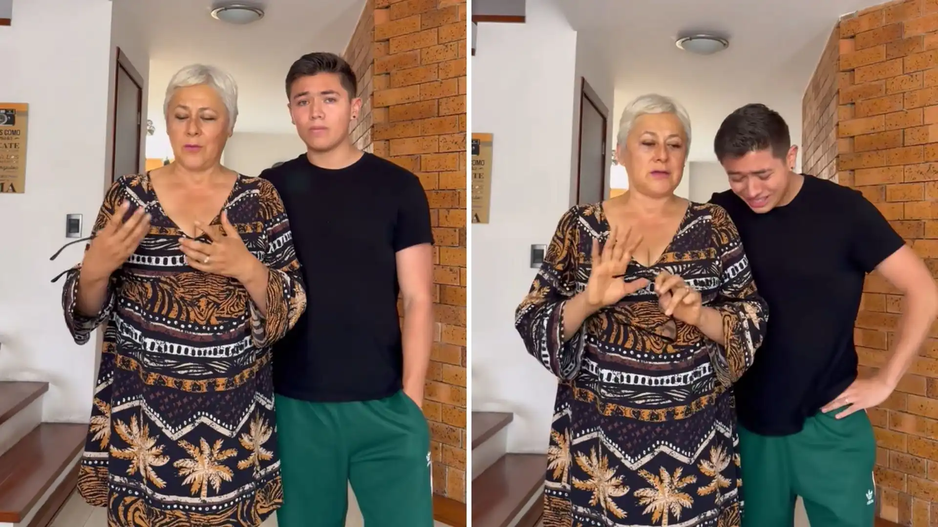 Alina Lozano y Jim Velásquez