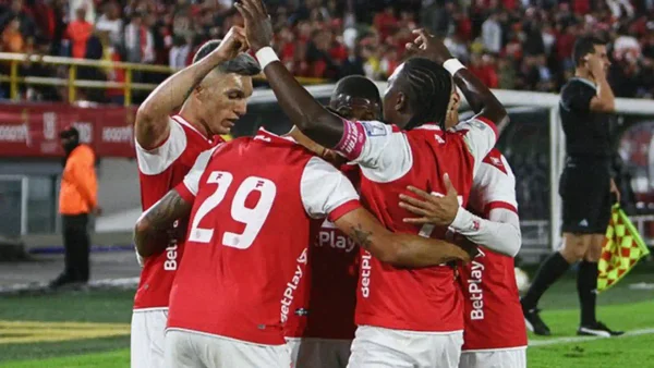 Independiente Santa Fe rugió en el inicio de los cuadrangulares: video del gol contra Tolima