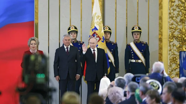 Vladimir Putin juró por quinta vez como presidente de Rusia