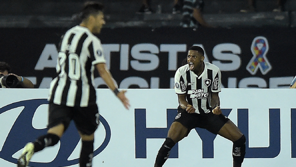 Botafogo 'despertó' e igualó en puntos a Junior, tras vencer 2-1 a LDU de Quito: vea los goles