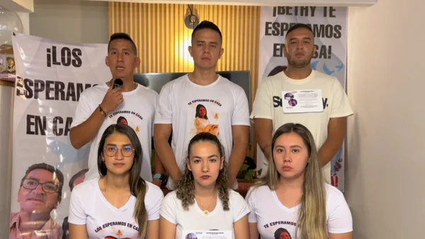 Hijos de funcionarios del CTI secuestrados en Cauca piden al Gobierno aceptar propuesta de las disidencias