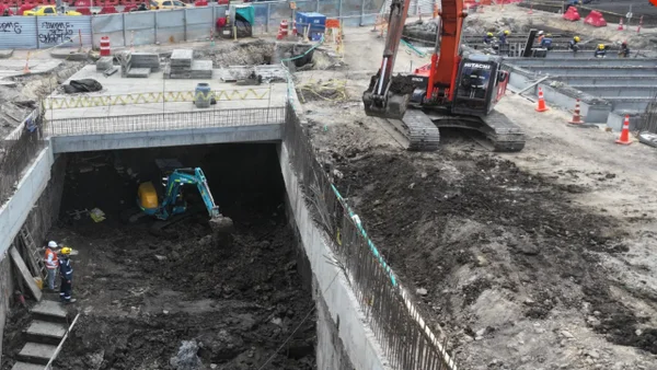 Rutas alternas en la Av. Caracas por construcciones del metro de Bogotá