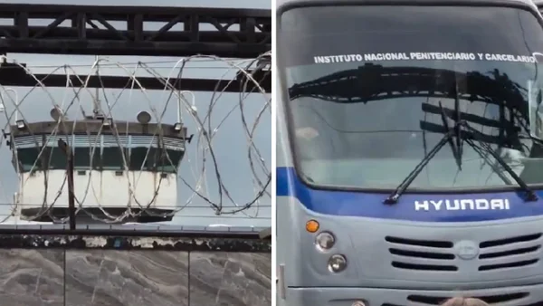 En video: inicia el traslado masivo de reclusos de la cárcel La Modelo, entre ellos alias Pedro Pluma