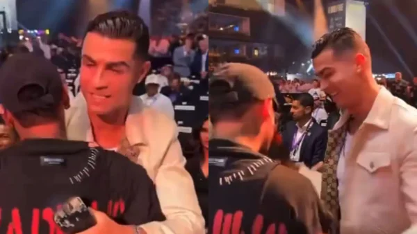Así fue el cariñoso saludo entre Cristiano y Neymar: video causa revuelo en redes sociales