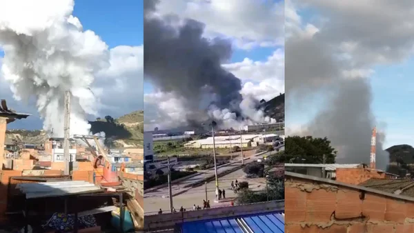 Un muerto y 29 heridos tras la fuerte explosión en la polvorería El Vaquero, en Soacha Un muerto y 29 heridos tras la fuerte explosión en la polvorería El Vaquero, en Soacha