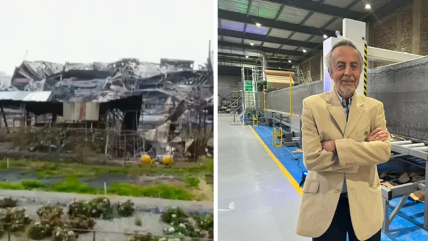 Así renació la fábrica de colchones que quedó en cenizas tras devastador incendio a las afueras de Bogotá Así renació la fábrica de colchones que quedó en cenizas tras devastador incendio a las afueras de Bogotá