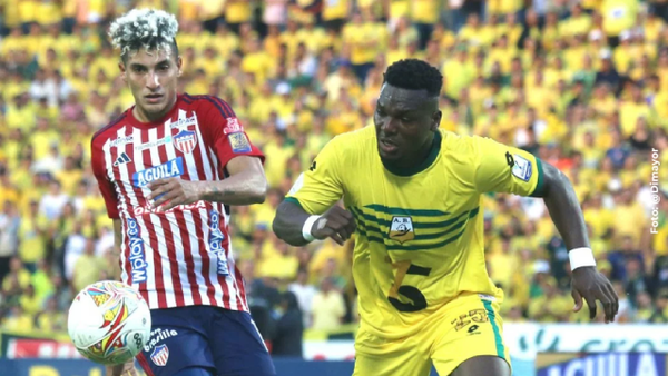 VIDEO | Junior vs. Bucaramanga fue detenido por desmanes en la tribuna sur del Metropolitano