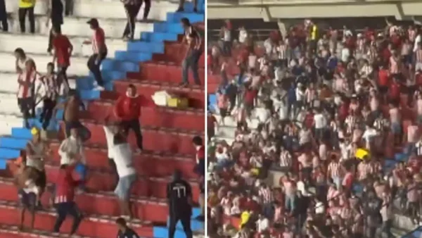 Anuncian fuertes sanciones tras los disturbios presentados en el partido Junior vs. Bucaramanga