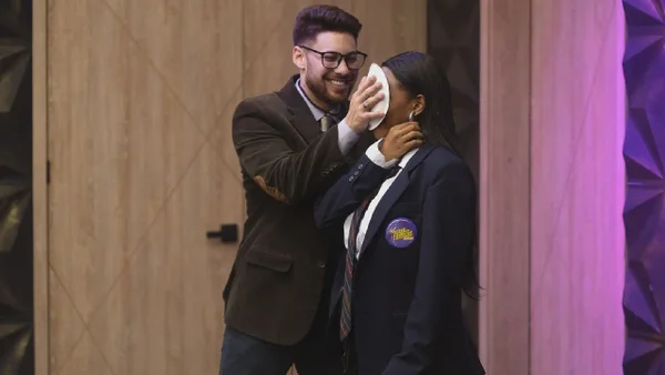 Así fue la sonrisa que mostró Melfi al conocer que es el nuevo nominado de La Casa de Los Famosos