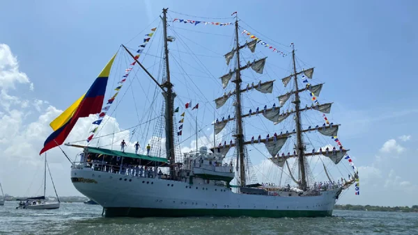 Así fue la llegada del Buque Escuela Gloria a su sexto destino: Bélgica