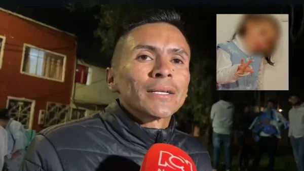 Padre de menor de tres años asesinada en Bogotá pide justicia: "era un angelito hermoso”